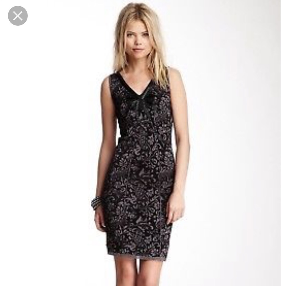 Free people bodycon beaded dress - Picture 1 of 5